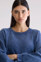 Bellerose Fella Relaxed Sweatshirt Blues - Steranko Clothing Manchester