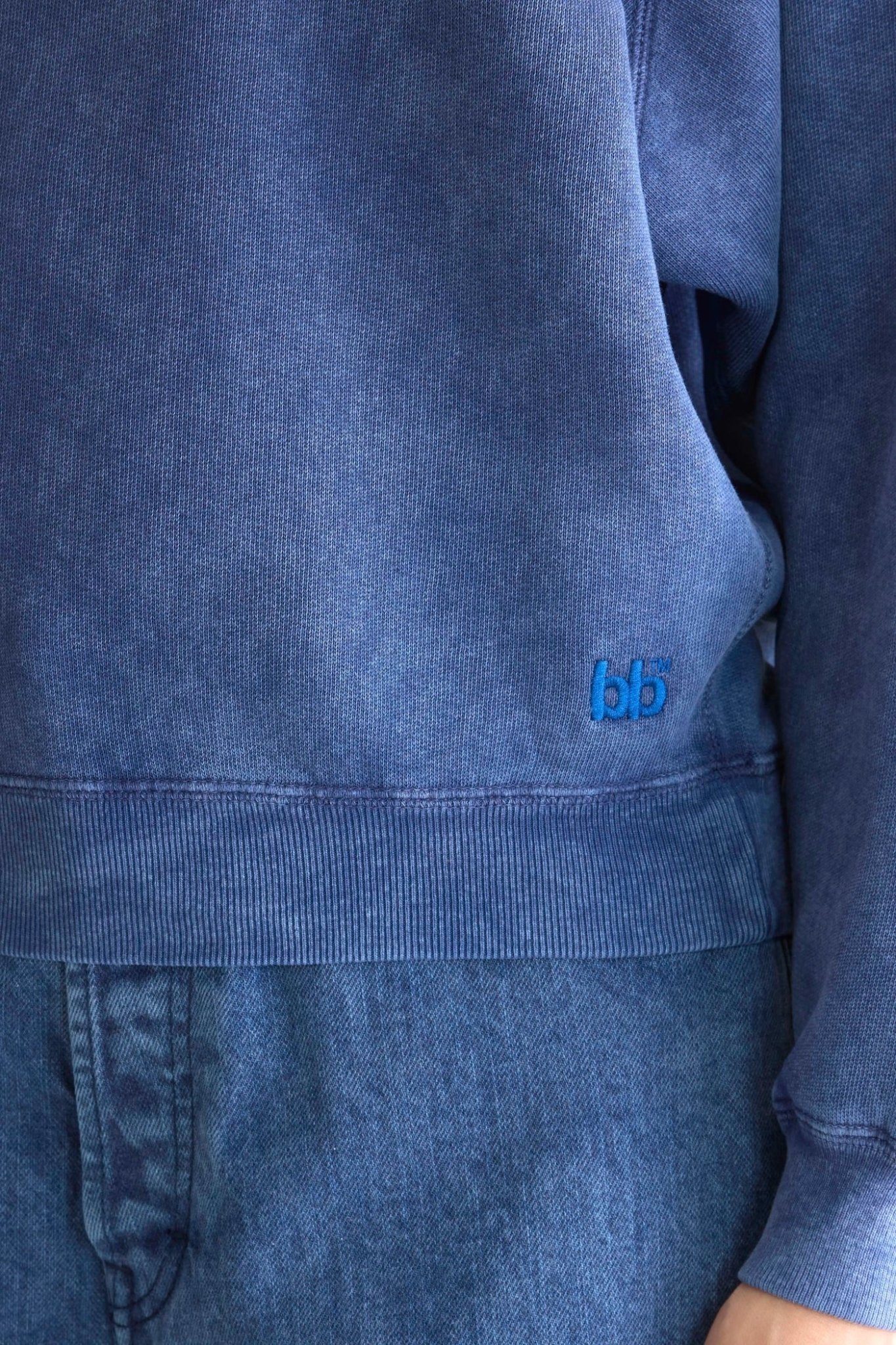 Bellerose Fella Relaxed Sweatshirt Blues - Steranko Clothing Manchester