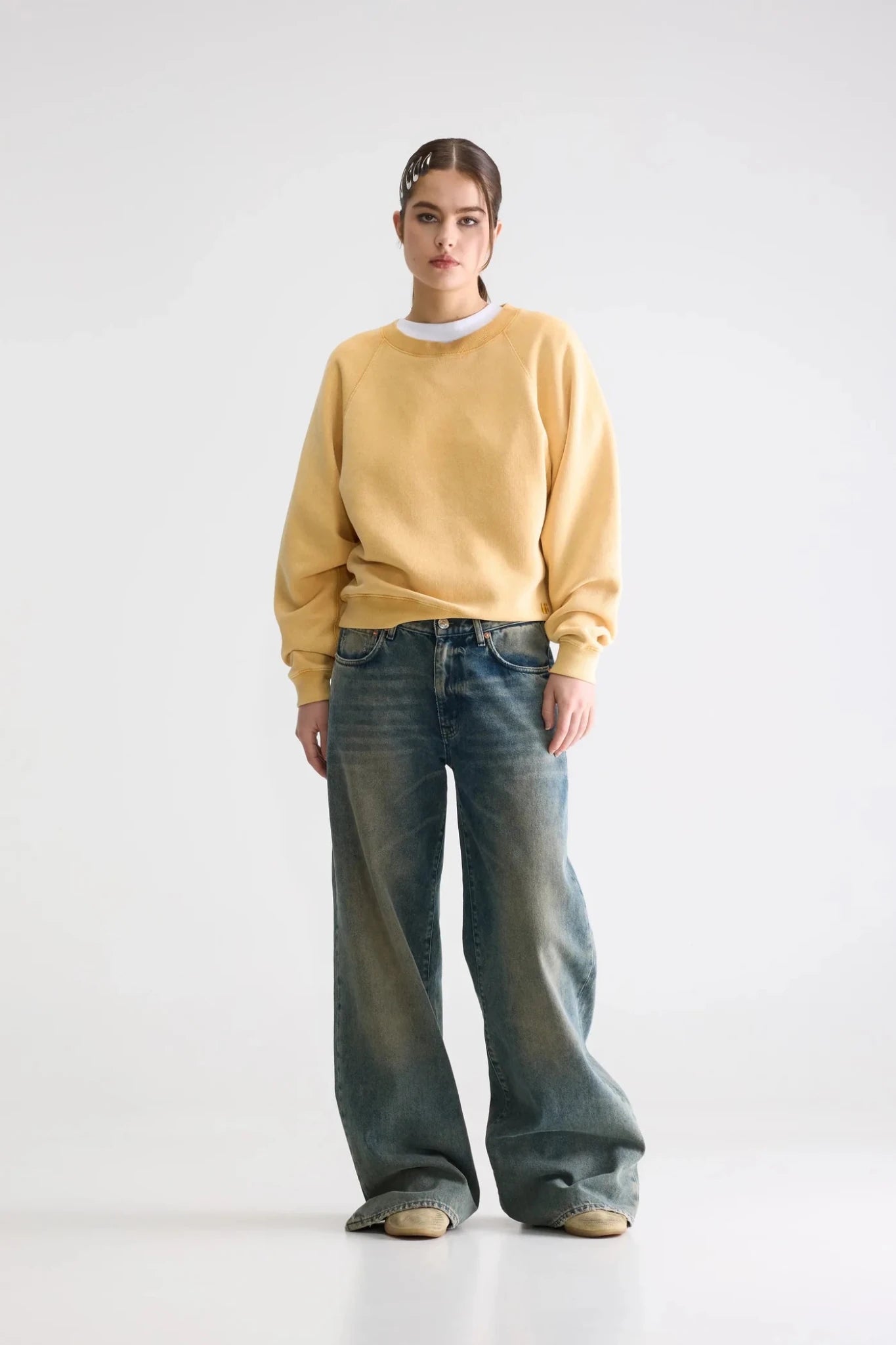 Bellerose Fella Sweatshirt Sunlight - Steranko Clothing Manchester