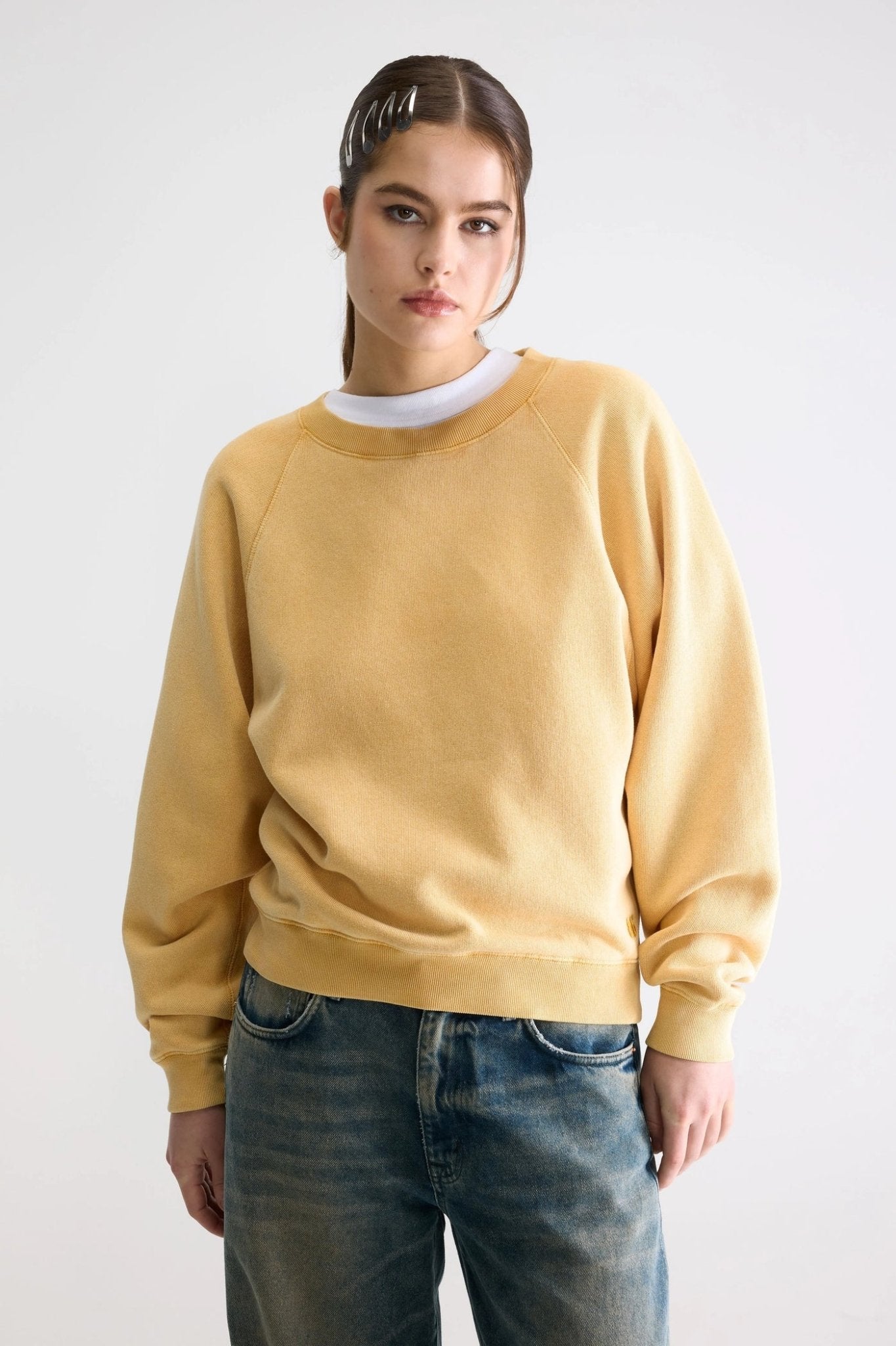 Bellerose Fella Sweatshirt Sunlight - Steranko Clothing Manchester