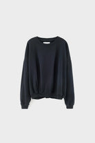 Bellerose Finko Oversized Sweatshirt Navy - Steranko Clothing Manchester