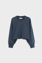 Bellerose Franto Long Sleeve T-Shirt Navy - Steranko Clothing Manchester