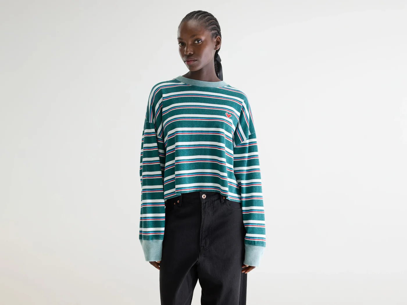 Bellerose Franto LS T-Shirt Stripe B - Steranko Clothing Manchester