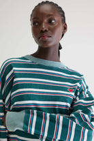 Bellerose Franto LS T-Shirt Stripe B - Steranko Clothing Manchester