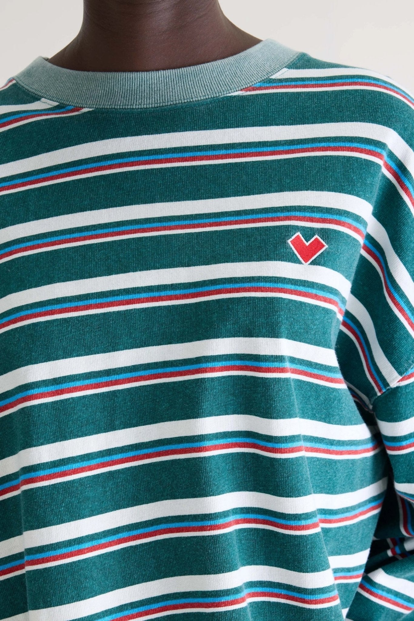 Bellerose Franto LS T-Shirt Stripe B - Steranko Clothing Manchester