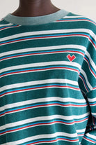 Bellerose Franto LS T-Shirt Stripe B - Steranko Clothing Manchester