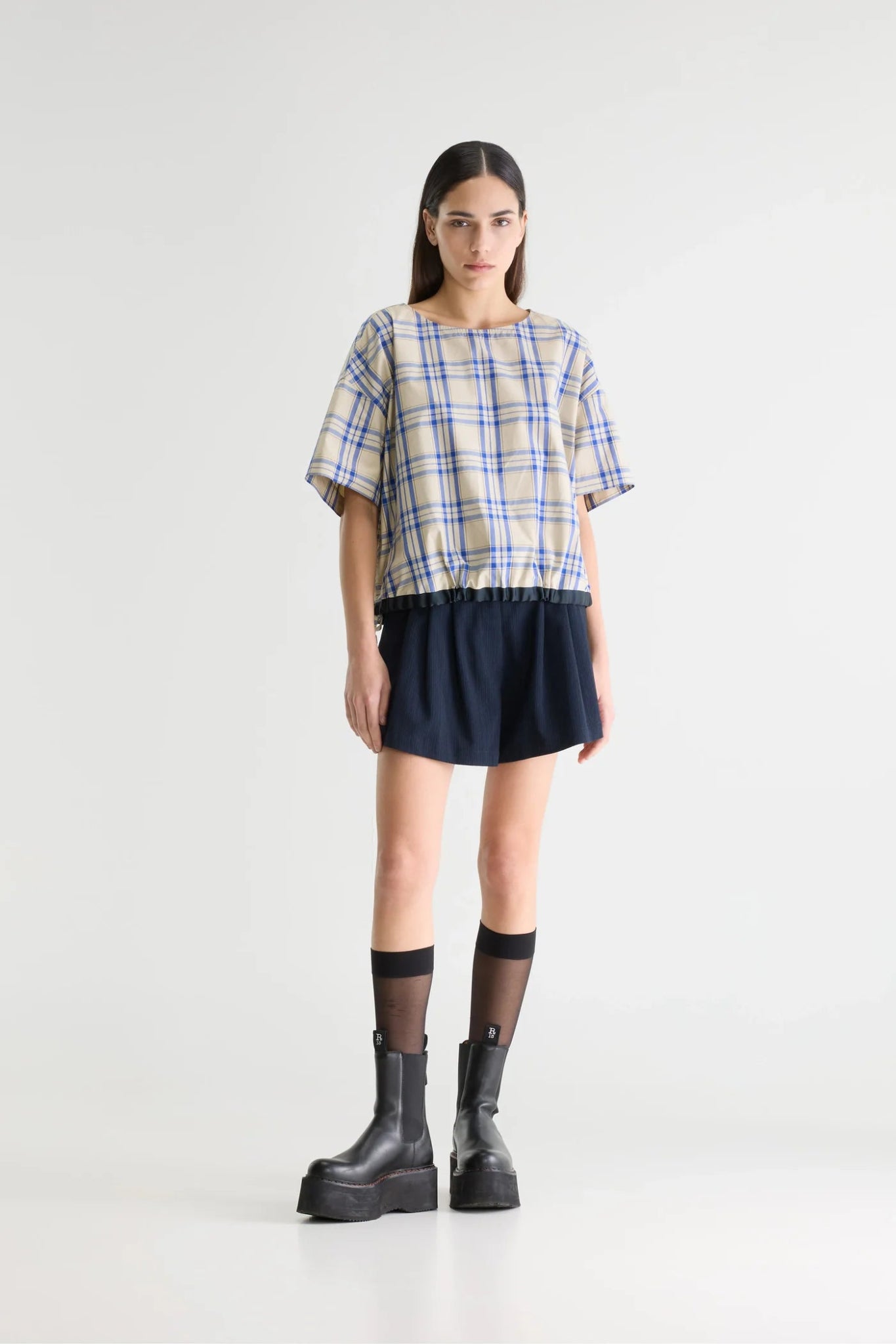 Bellerose Gian Blouse Check D - Steranko Clothing Manchester