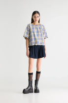 Bellerose Gian Blouse Check D - Steranko Clothing Manchester