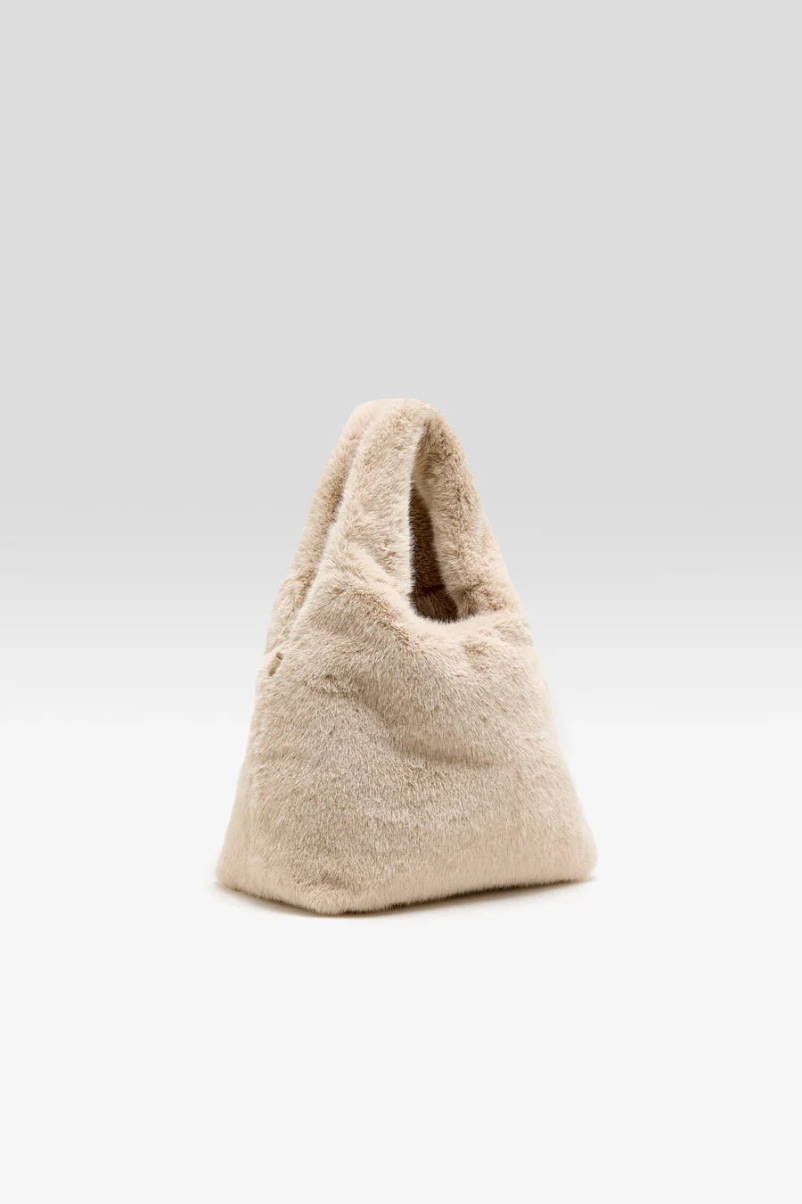 Bellerose Helga Faux-Fur Handbag Stone - Steranko Clothing Manchester