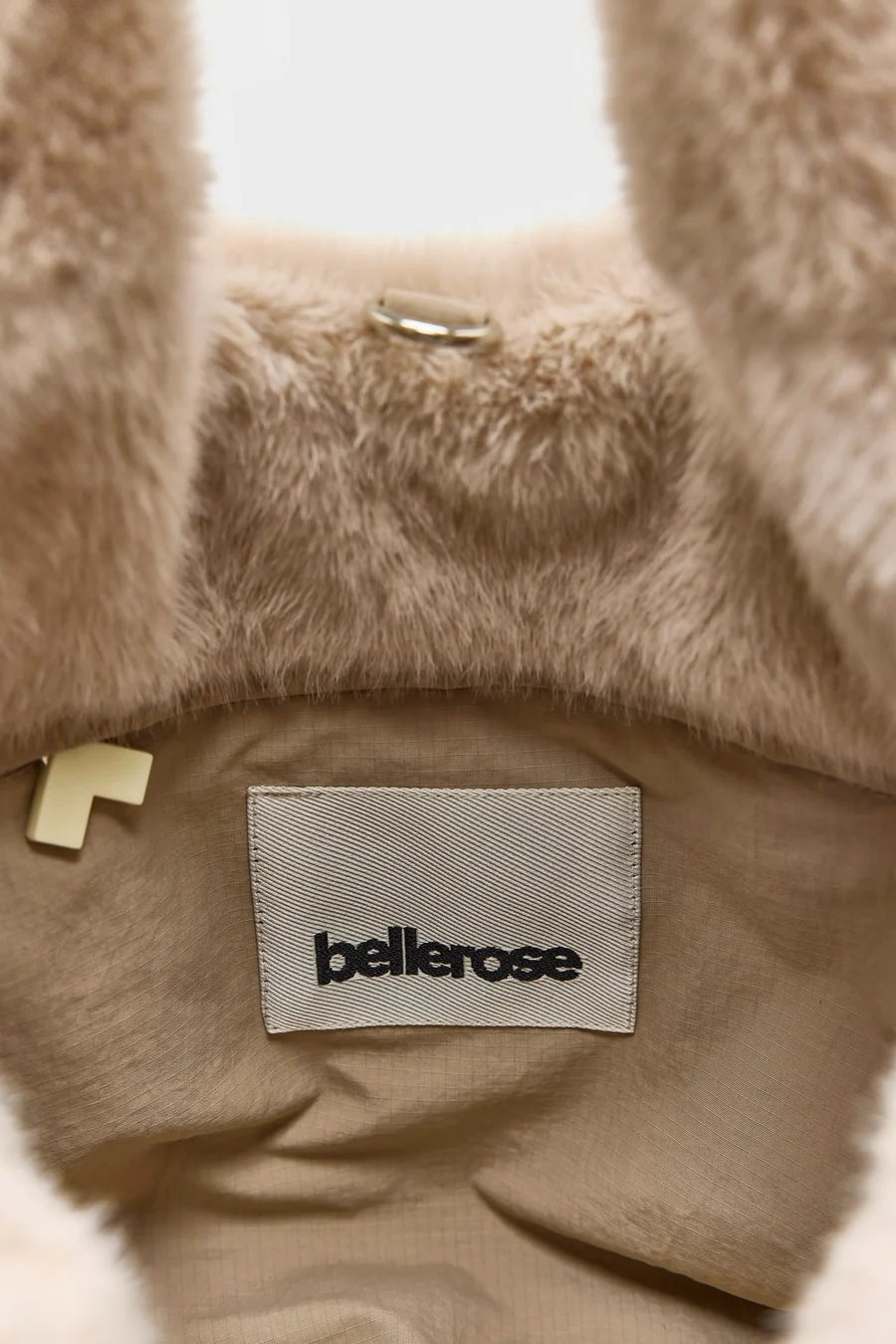 Bellerose Helga Faux-Fur Handbag Stone - Steranko Clothing Manchester