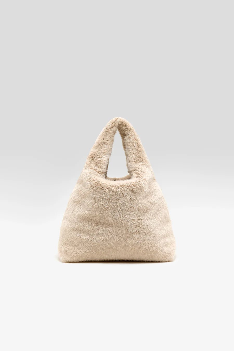 Bellerose Helga Faux-Fur Handbag Stone - Steranko Clothing Manchester