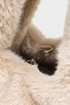 Bellerose Helga Faux-Fur Handbag Stone - Steranko Clothing Manchester