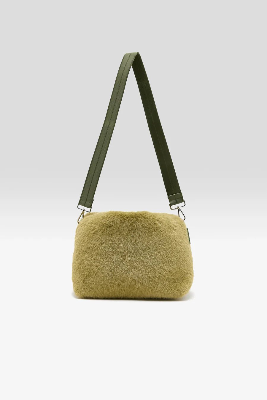 Bellerose Helga Faux-Fur Handbag Tilleul - Steranko Clothing Manchester