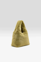 Bellerose Helga Faux-Fur Handbag Tilleul - Steranko Clothing Manchester