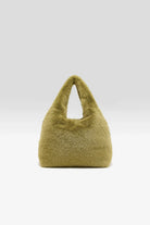 Bellerose Helga Faux-Fur Handbag Tilleul - Steranko Clothing Manchester