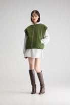 Bellerose Jano Reversible Gilet Ecru - Steranko Clothing Manchester