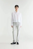 Bellerose Java Poplin Shirt White - Steranko Clothing Manchester