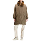 Bellerose Laos Hooded Coat Sage - Steranko Clothing Manchester