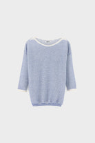 Bellerose Neep Boat Neck Sweater Stripe A - Steranko Clothing Manchester