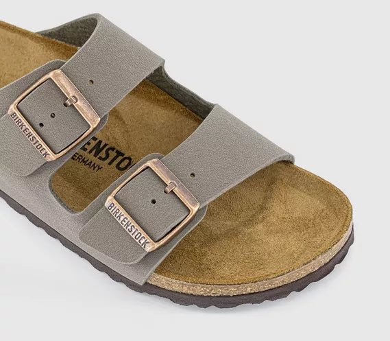 Birkenstock Arizona Birko - Flor Nubuck Stone - Steranko Clothing Manchester