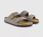 Birkenstock Arizona Birko - Flor Nubuck Stone - Steranko Clothing Manchester