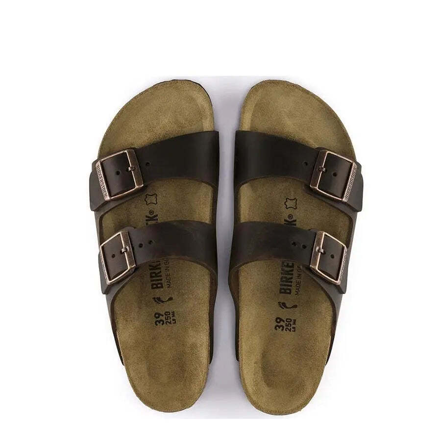 Birkenstock Arizona Soft Footbed Oiled Leather Habana - Steranko Clothing Manchester