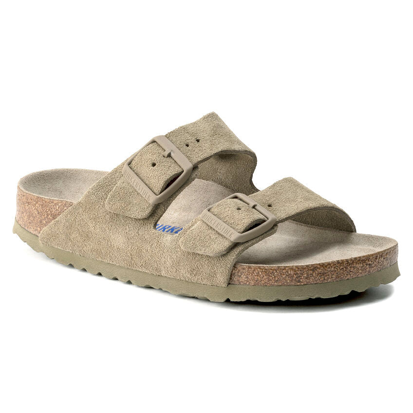 Buy online Birkenstock Arizona Soft Footbed Suede Leather Faded