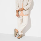 Birkenstock Arizona Soft Footbed Suede Leather Faded Khaki - Steranko Clothing Manchester