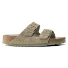 Birkenstock Arizona Soft Footbed Suede Leather Faded Khaki - Steranko Clothing Manchester