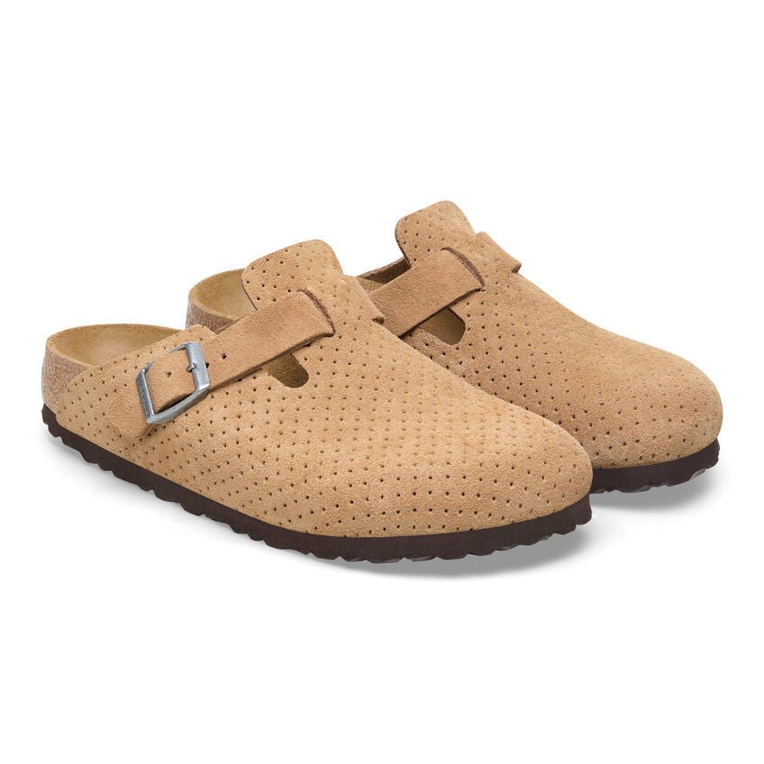 靴 BIRKENSTOCK Boston BS Emboss Dots Buy online Birkenstock Boston Embossed Dots New Beige | Steranko