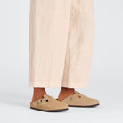 Birkenstock Boston Embossed Dots New Beige - Steranko Clothing Manchester