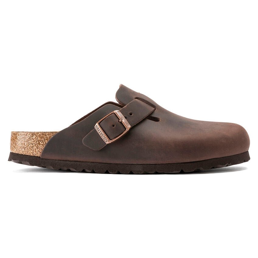 Birkenstock Boston Oiled Leather Habana - Steranko Clothing Manchester