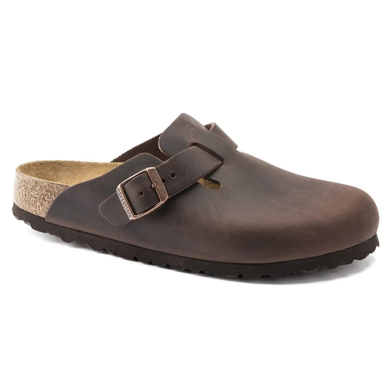 Birkenstock Boston Oiled Leather Habana - Steranko Clothing Manchester