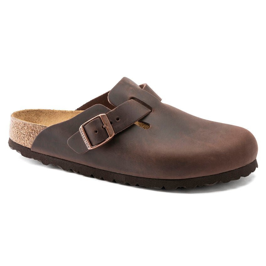 Birkenstock Boston Oiled Leather Habana - Steranko Clothing Manchester