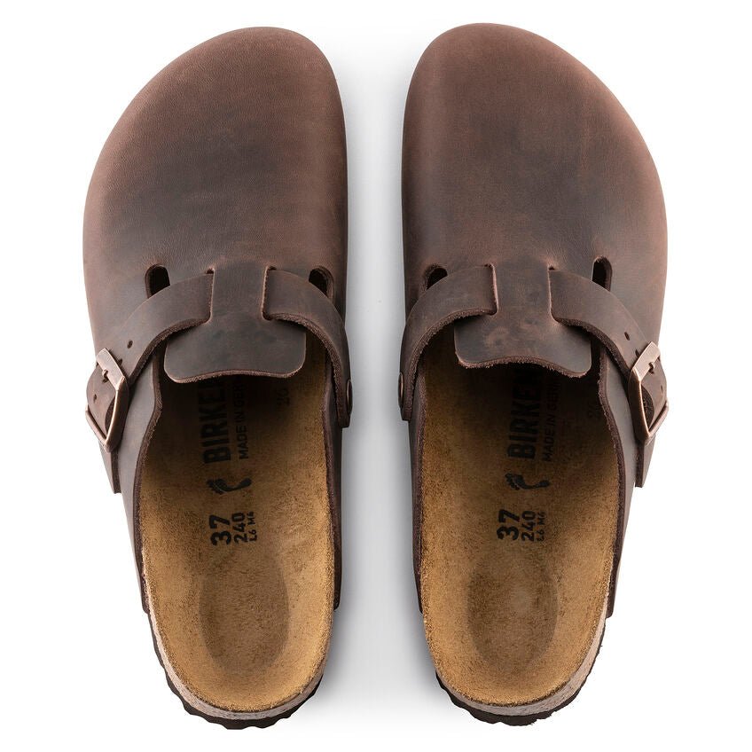 Birkenstock Boston Oiled Leather Habana - Steranko Clothing Manchester