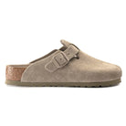 Birkenstock Boston Soft Footbed Suede Leather - Faded Khaki - Steranko Clothing Manchester