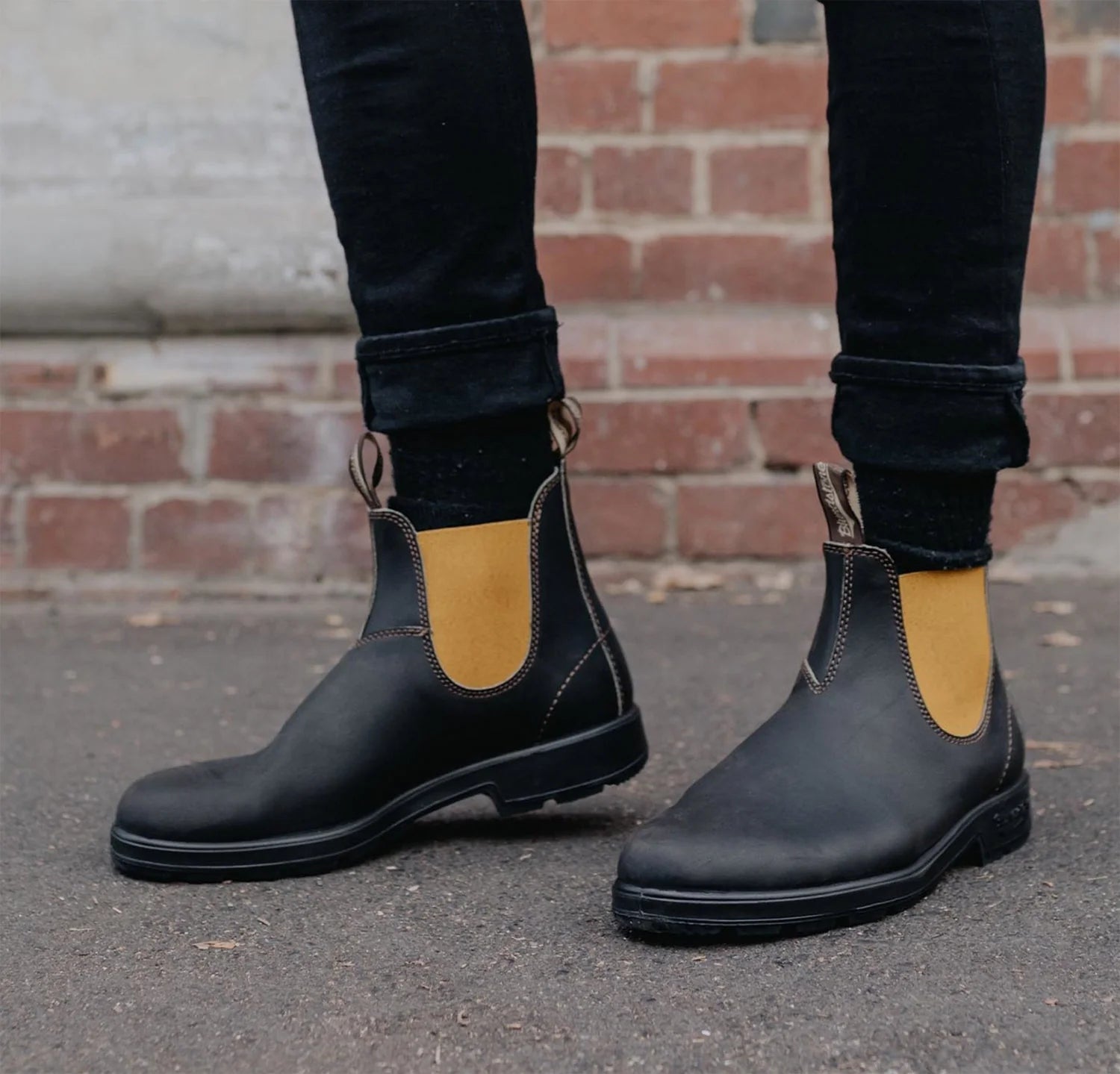 Blundstone 1919 Brown/ Mustard Leather Boot - Steranko Clothing Manchester