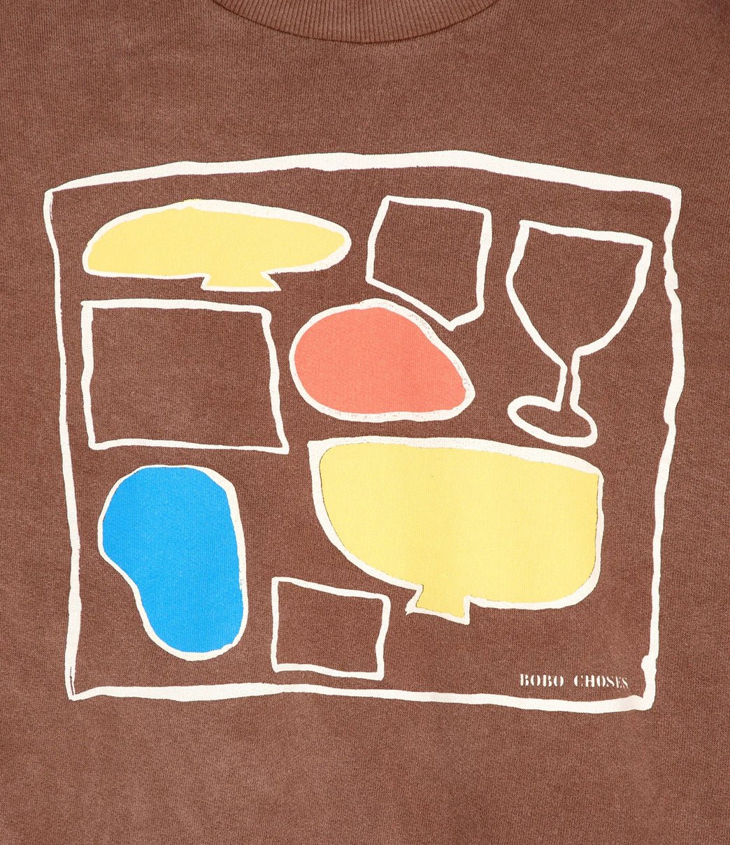 Bobo Choses After 7 Relaxed Sweatshirt Brown - Steranko Clothing Manchester