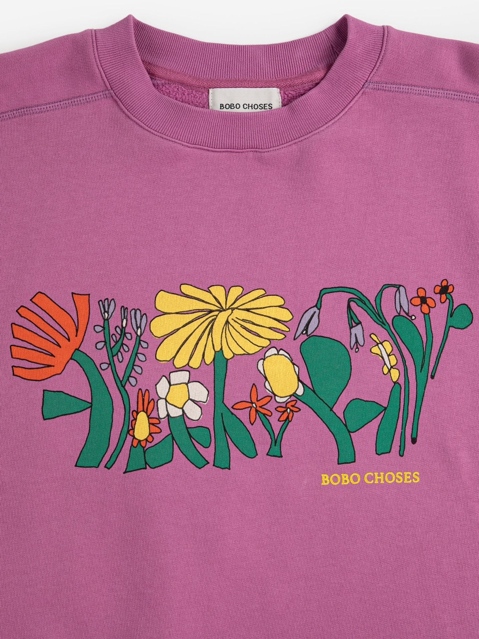 Bobo Choses Colour Herbalist Relaxed Sweatshirt Purple - Steranko Clothing Manchester