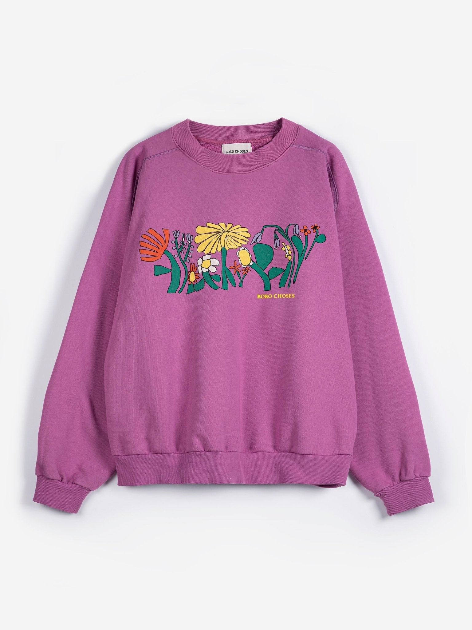 Bobo Choses Colour Herbalist Relaxed Sweatshirt Purple - Steranko Clothing Manchester