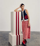 Bobo Choses Flower Knitted Vest Navy Blue - Steranko Clothing Manchester