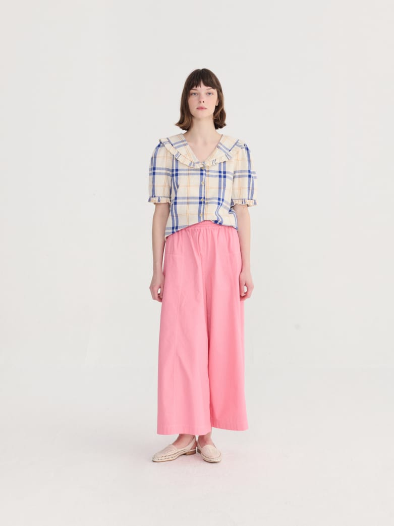 Bobo Choses Fun Tartan Collar Shirt Off - White - Steranko Clothing Manchester