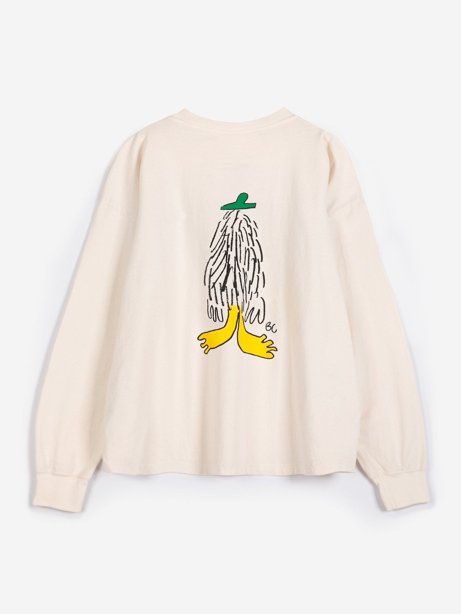 Bobo Choses Hidden Monster LS Tee Off-White - Steranko Clothing Manchester