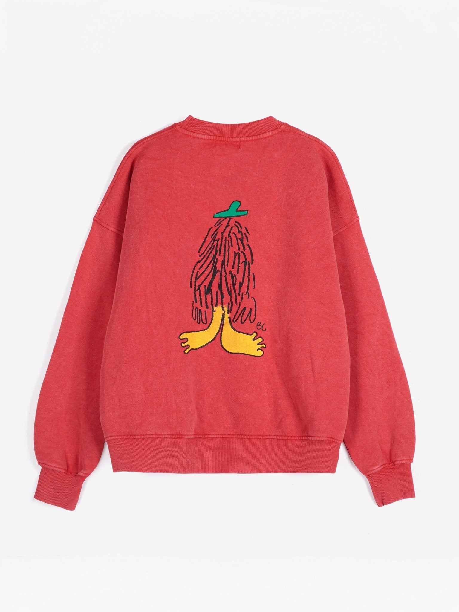 Bobo Choses Hidden Monster Sweatshirt Red - Steranko Clothing Manchester