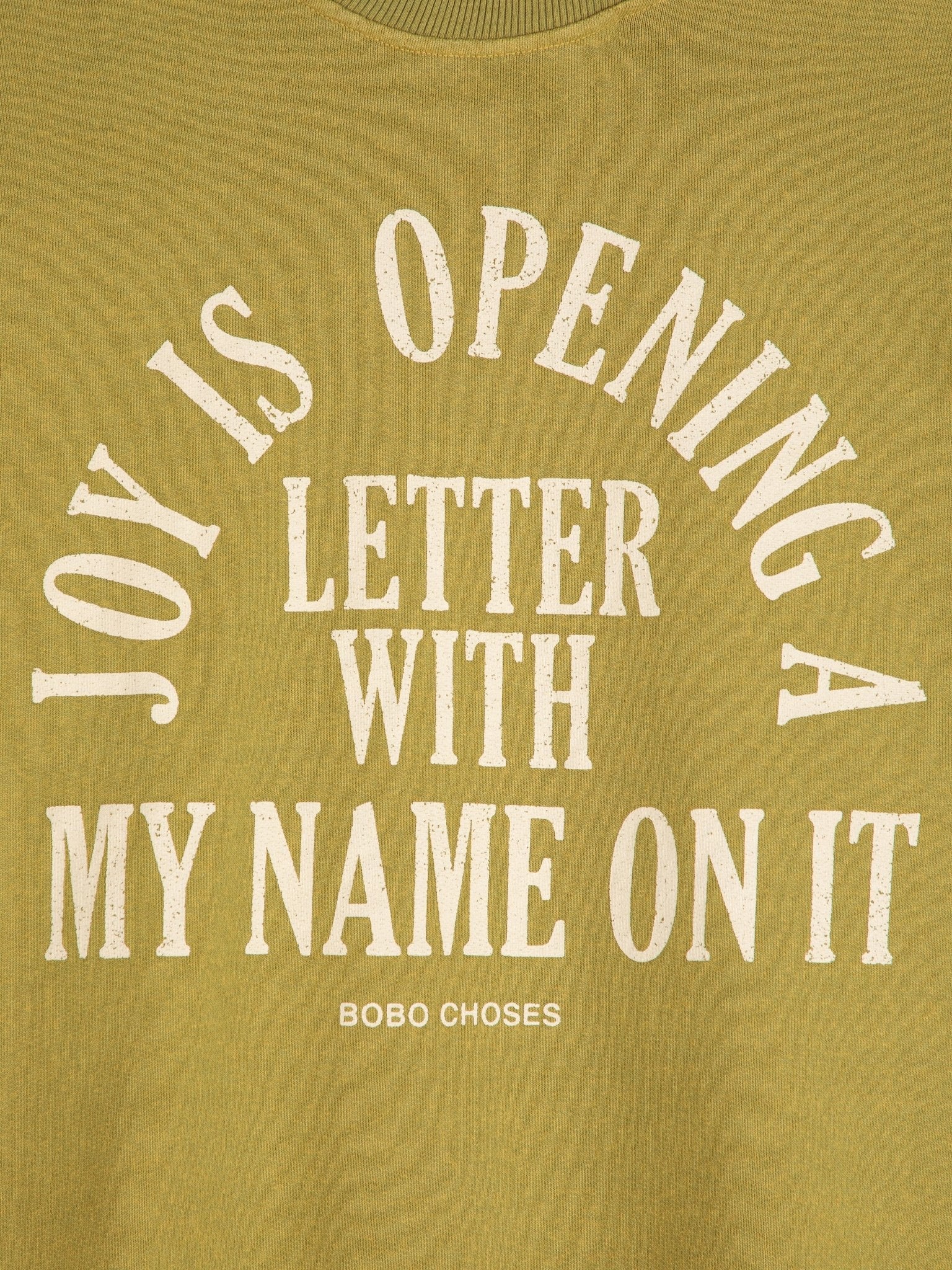 Bobo Choses Joy Is Straight Sweatshirt - Steranko Clothing Manchester
