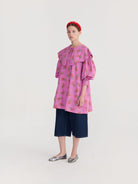 Bobo Choses Juicy Tomatoes Big Collar Dress Purple - Steranko Clothing Manchester