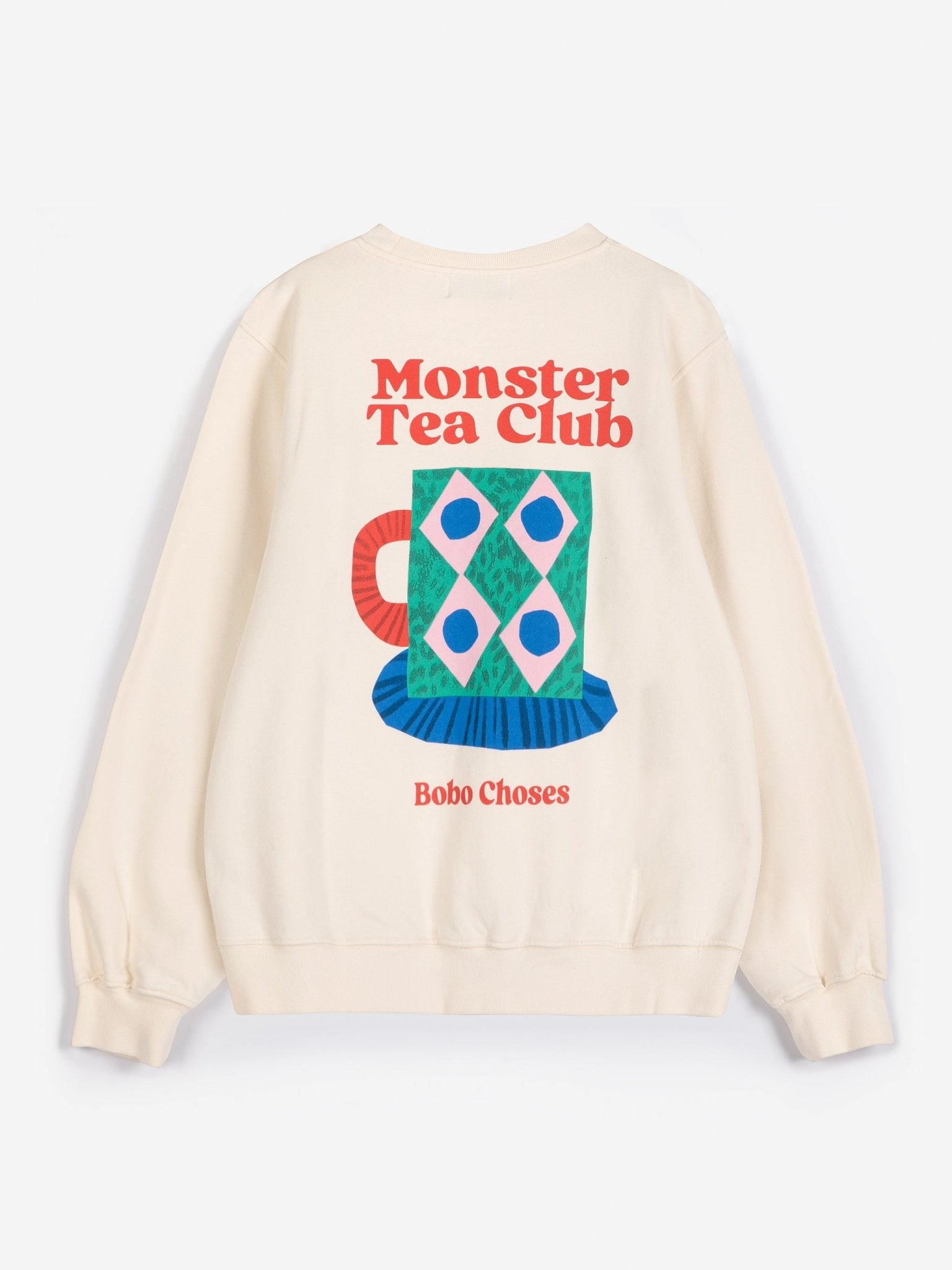 Bobo Choses Monster Mug Sweatshirt Off-White - Steranko Clothing Manchester