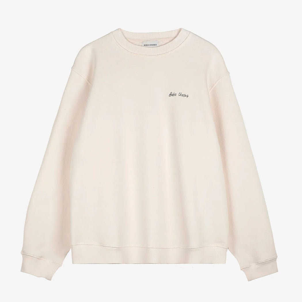 Bobo Choses Mr Pencil Fitted Sweatshirt Off - White - Steranko Clothing Manchester