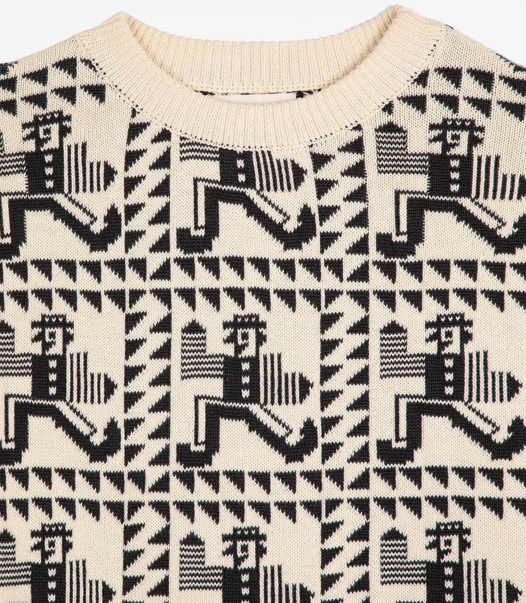 Bobo Choses Mr Pencil Jacquard Relaxed Jumper - Steranko Clothing Manchester