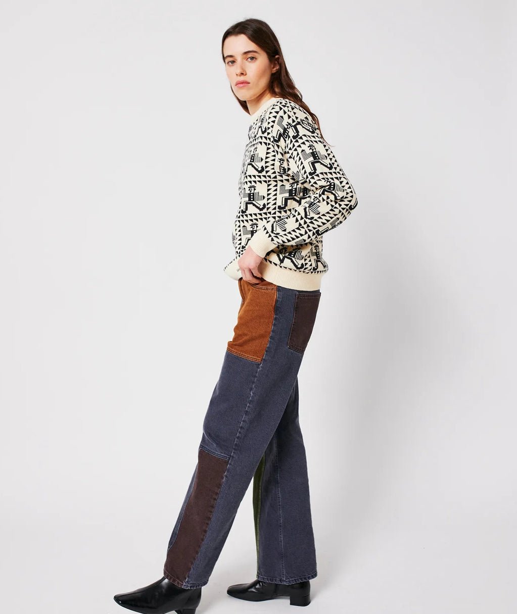 Bobo Choses Mr Pencil Jacquard Relaxed Jumper - Steranko Clothing Manchester